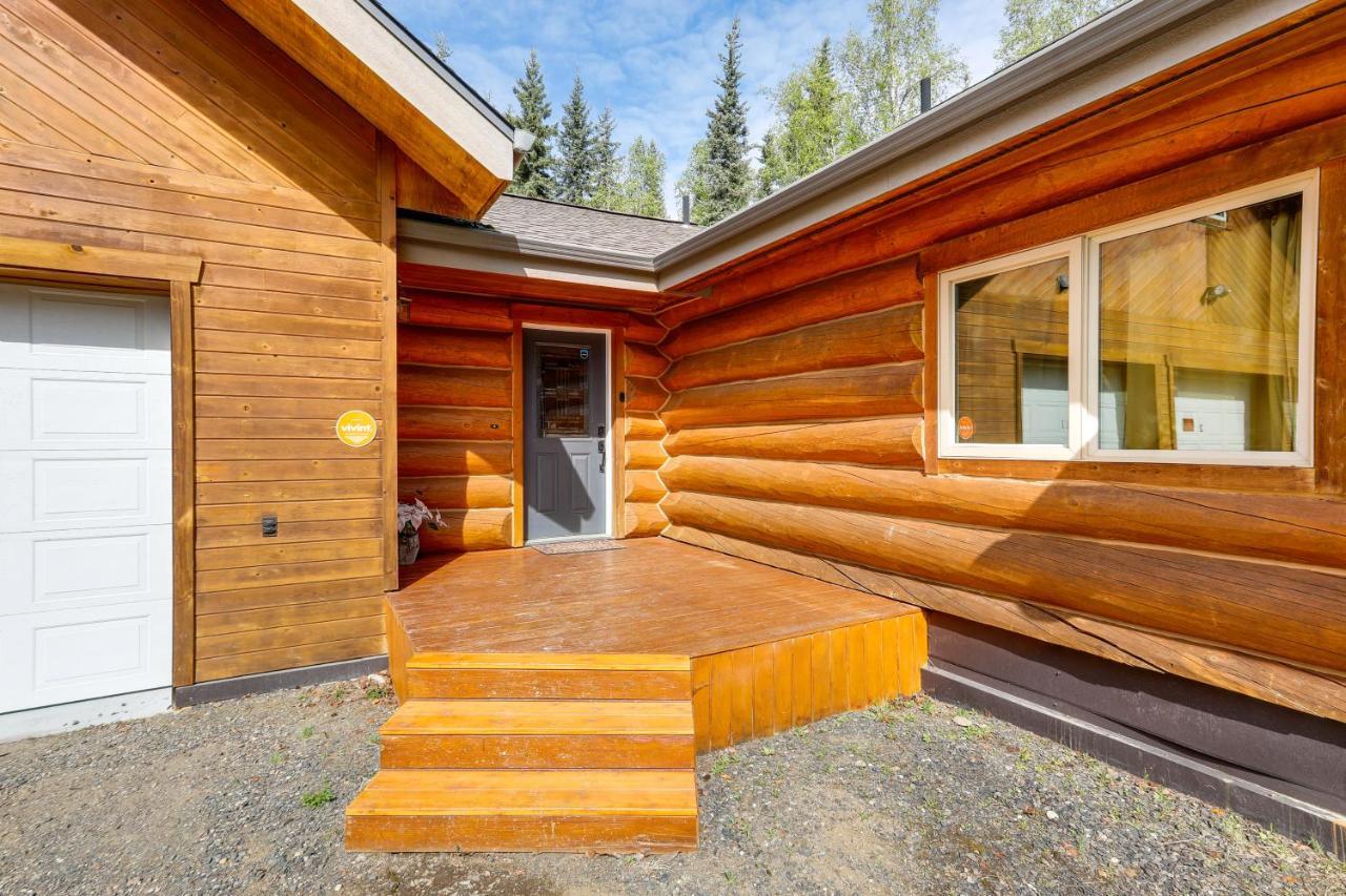 Riverside Log Cabin On-Site Aurora Viewing! North Pole Экстерьер фото